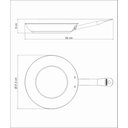 Ver imagem 4 de Frigideira Tramontina Professional Rasa 30cm 2,9L em Aço Inox com Fundo Triplo Interno Antiaderente 