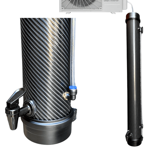 Dreno Coletor de Água P/ Ar Condicionado 8l Cor Fibra Carbono 4d 97cm