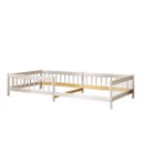 Ver imagem 5 de Cama Solteiro Infantil Montessori Elevada com Estrado Madeira Reforçada Branco Dudy