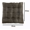 Ver imagem 6 de Almofada Futon Assento Decoração 60x60cm Flat Marrom