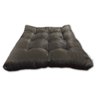 Almofada Futon Assento Decoração 60x60cm Flat Marrom - 4