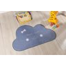 Tapete Nuvem 82x52 - Cinza/Rosa - 1