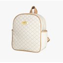Ver imagem 1 de Mochila Pérola Corino Bege Mappyng