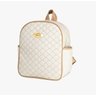 Mochila Pérola Corino Bege Mappyng - 1