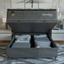 Ver imagem 6 de Cama Box Baú Casal Colchão Comfort Class Pillow Top 138x188 Cinza/suede Cinza