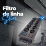 Filtro De Linha Com Voltímetro Digital 10 Tomadas 10A Emplac - 3