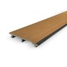 Painel Externo Liso Teca em Wpc 14,5cm X 2,1cm X 290cm - 1