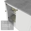 Ver mais imagens de Armário de Cozinha Completa de Canto 549 cm Branco Vik Madesa 01