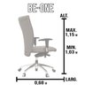 Cadeira de Escritório Be-One Martiflex Branco - 3