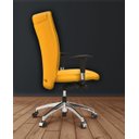 Ver imagem 1 de Cadeira de Escritório Be-One Martiflex Pres Amarelo Escuro