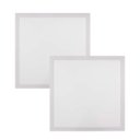 Ver imagem 1 de Kit 2 Painel Led Embutir 50w 62x62cm 120° Branco Frio Irc80 C/ Borda St439