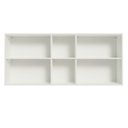 Ver mais imagens de Armário de Cozinha Aéreo 150 cm 2 Portas e 2 Nichos Branco/Cinza Agata Madesa