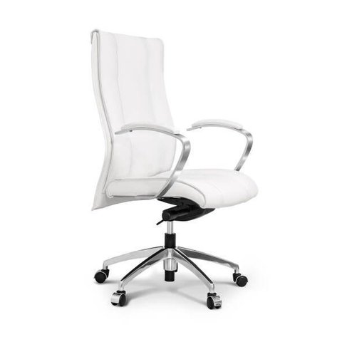 Cadeira de Escritório Presidente Infinity Giratória Branco