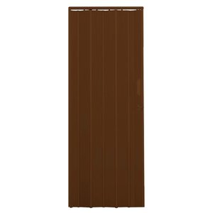 Porta Sanfonada de PVC 72x210cm AZN - Marrom