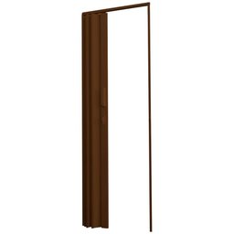 Porta Sanfonada de PVC 72x210cm AZN - Marrom - 4