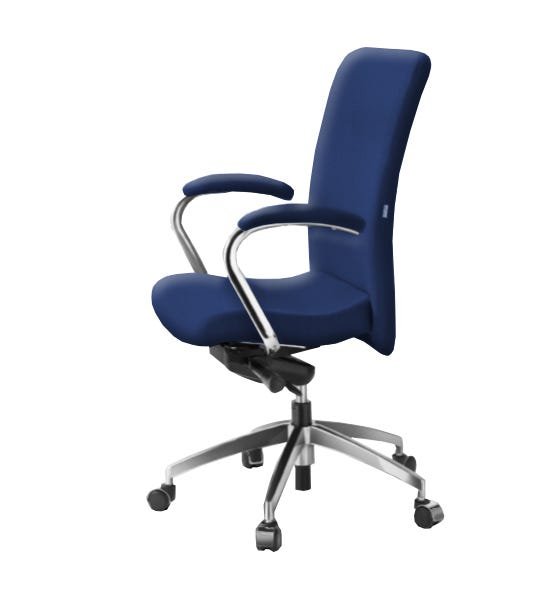 Cadeira de Escritório Square Martiflex Azul Bic - 2