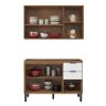 Cozinha Modulada Firenze Fi0009 Amêndola Branco - Demóbile - 3