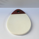 Ver imagem 3 de Tábua para Servir 30,5 Cm Mármore Branco e Madeira Oxford
