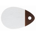 Ver imagem 1 de Tábua para Servir 30,5 Cm Mármore Branco e Madeira Oxford