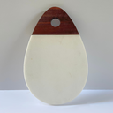 Ver imagem 5 de Tábua para Servir 30,5 Cm Mármore Branco e Madeira Oxford