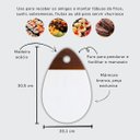 Ver imagem 2 de Tábua para Servir 30,5 Cm Mármore Branco e Madeira Oxford
