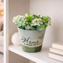 Ver imagem 2 de Arranjo Planta Jardim Artificial Decoração Centro Mesa 15cm