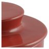 Manteigueira Cerâmica 250G Vermelha Mondoceram Gourmet - 3