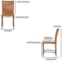 Ver imagem 7 de 7 Cadeiras de Jantar Cannes de Alumínio Pintura Fendi Trama Terra Cota