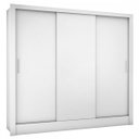 Ver imagem 2 de Guarda-Roupa Casal Santiago 3 Portas 3 Gavetas Branco - Pnr Móveis