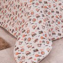 Ver imagem 2 de Coberdrom Edredom Avião Solteiro Dupla Face Malha Manta Soft Bege Top Chick