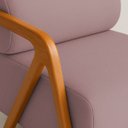 Ver mais imagens de Kit 2 Poltronas Chloe Decorativas Orgânicas Bouclé Premium de Luxo Sala Quarto Recepção Encosto Rolo