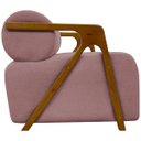 Ver imagem 4 de Kit 2 Poltronas Decorativas para Sala Chloe Bouclé Persa Premium