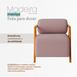 Kit 2 Poltronas Chloe Decorativas Orgânicas Bouclé Premium de Luxo Sala Quarto Recepção Encosto Rolo - 7 Kit 2 Poltronas Chloe Decorativas Orgânicas Bouclé Premium de Luxo Sala Quarto Recepção Encosto Rolo - 7
