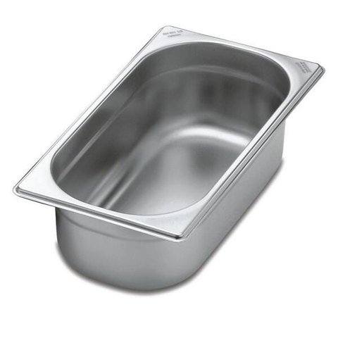 Cuba 1/3 Inox Sem Alças 200 Mm - Aço 201 61055203