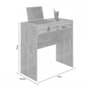 Ver imagem 3 de Mesa Escrivaninha Yasmin 1 Gaveta com Chave Branco - Pnr Móveis