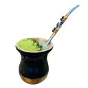 Ver imagem 7 de Bomba Chimarrão Tereré Inox 304 Banho Prata 24cm Bom Mate