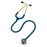 Estetoscópio 3m Littmann Classic Ii Pediatrico 2153 Azul Caribe com Rainbow e Conector Dourado - 2