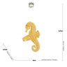 Kit 04 Anel De Guardanapo Royal Zinco Cavalo Marinho Dourado - 5
