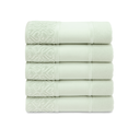 Ver imagem 1 de Kit 5 Toalhas Lavabo Döhler Softbella 30x45cm para Bordar Kit 5 Toalhas Lavabo Döhler Softbella Verd