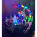 Ver imagem 2 de Cenario Vila Natalina Musical Natal Led Fonte de Agua Decoraçao Festa Fim de Ano Luz Som Papai Noel