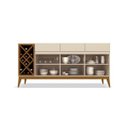Ver imagem 6 de Buffet Grande Aparador 173cm Passion 3 Portas Gavetas Off Wh