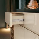 Ver imagem 2 de Buffet Grande Aparador 173cm Passion 3 Portas Gavetas Off Wh