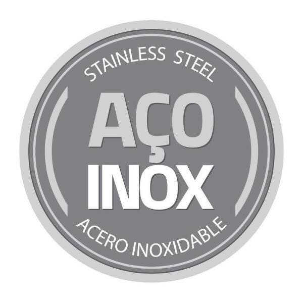 Cuba 1/1 Inox Com Alças Móveis 65 Mm - Aço 430 61061062 - 3