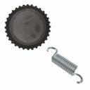 Ver imagem 1 de Lona Jump 32 Molas Preta 10 Unidades + 150 Molas