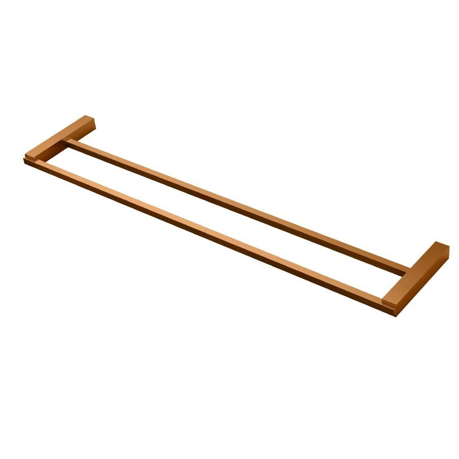 Porta Toalha Fani Reto Duplo Longo Quartzo Rosso Vecchio 4900 140 - 1