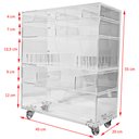 Ver imagem 2 de Carrinho Acrílico Organizador de Maquiagem N6 Centauri Acrílicos CAR-N6