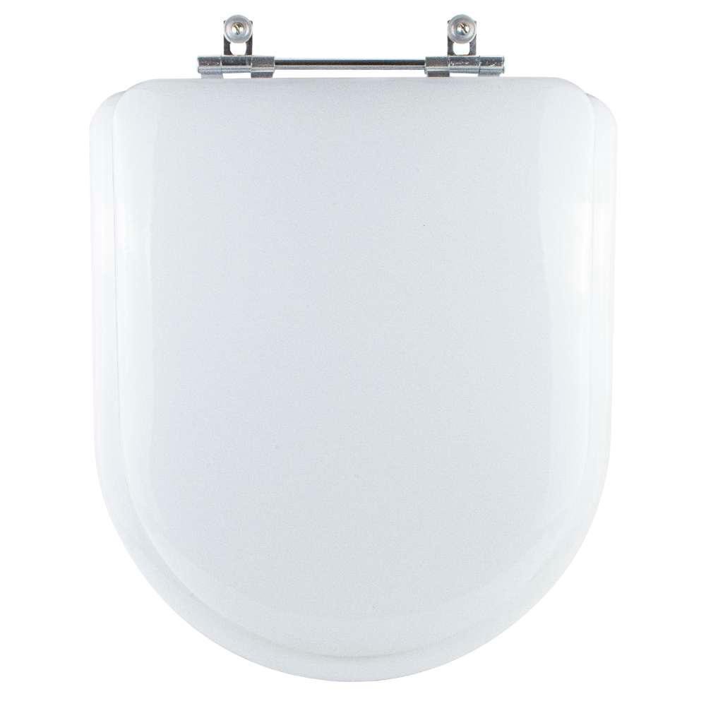Assento Sanitario Almofadado Oxford Branco para Vaso Deca - 1