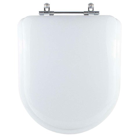 Assento Sanitario Almofadado Oxford Branco para Vaso Deca