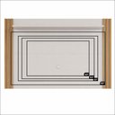 Ver imagem 4 de Painel Ripado para TV até 65 Polegadas 160cm Off White/Freijó - Notável Móveis