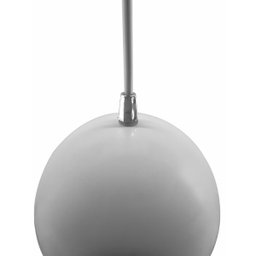 Kit 2 Pendente Bola Branco/Cromado /1 3001 - 5